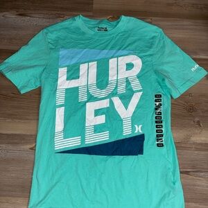 Hurley Youth Teal Graphic Tee